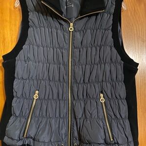 Michael Kors Black Quilted Vest